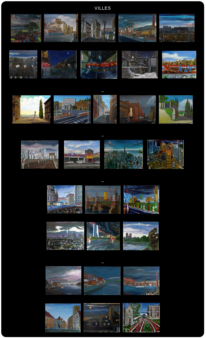 
VILLES
￼  ￼  ￼  ￼  ￼  
￼   ￼   ￼   ￼   ￼

_
￼  ￼  ￼  ￼  ￼
_
￼    ￼   ￼   ￼   
_
 ￼  ￼  ￼
￼  ￼  ￼
_
￼  ￼  ￼  
￼  ￼  ￼